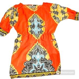 Glam Dress Body Con Resort Wear Paisley Preppy Core Dress Size M